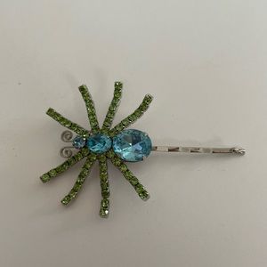Tarina Tarantino crystal spider bobby pin
